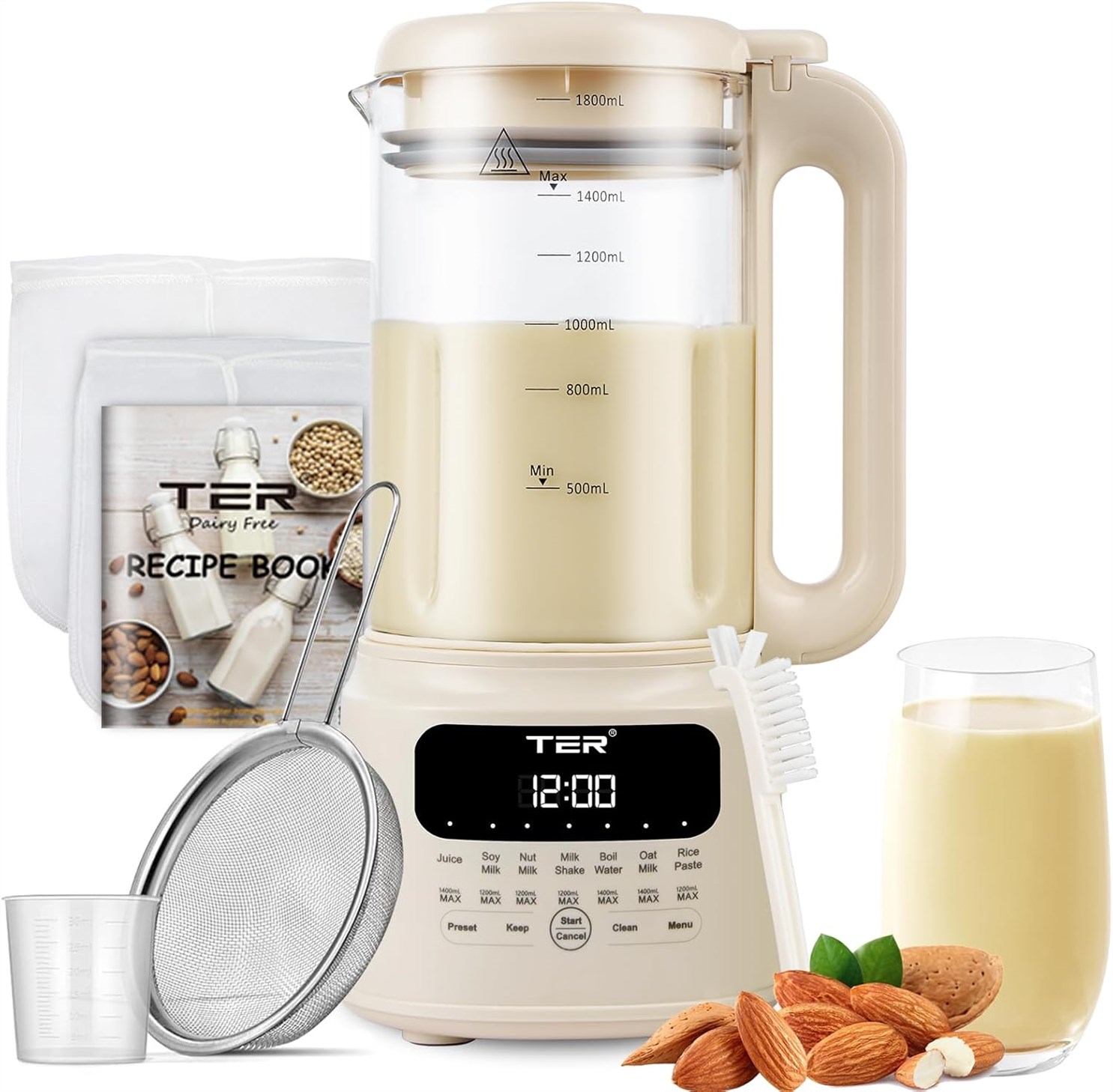 TER Homelife Nut Milk Maker: Ditch the Dairy, Embrace the Delicious (and Easy!)