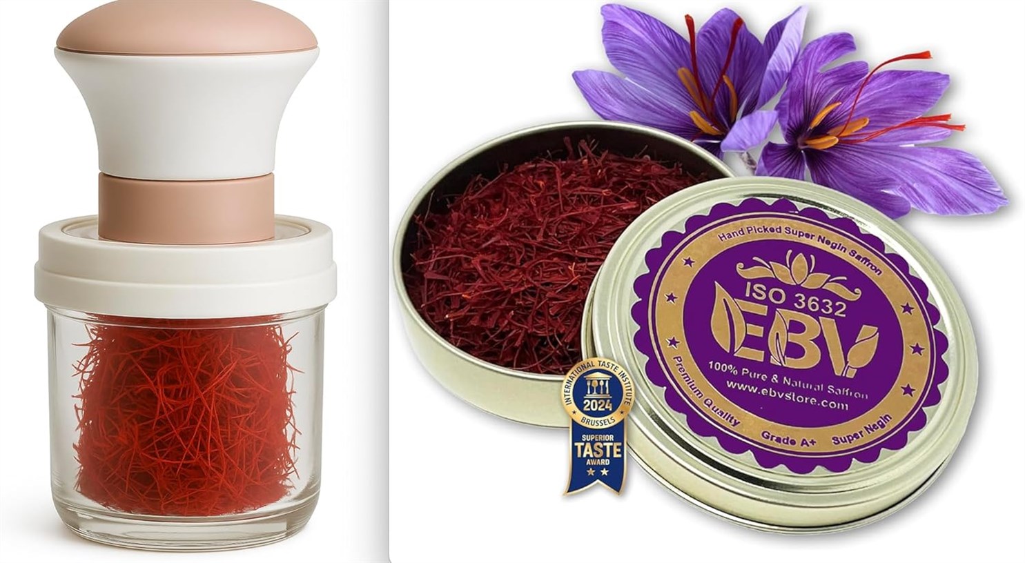Award Winning Certified Saffron Threads Grinder - Review 2025