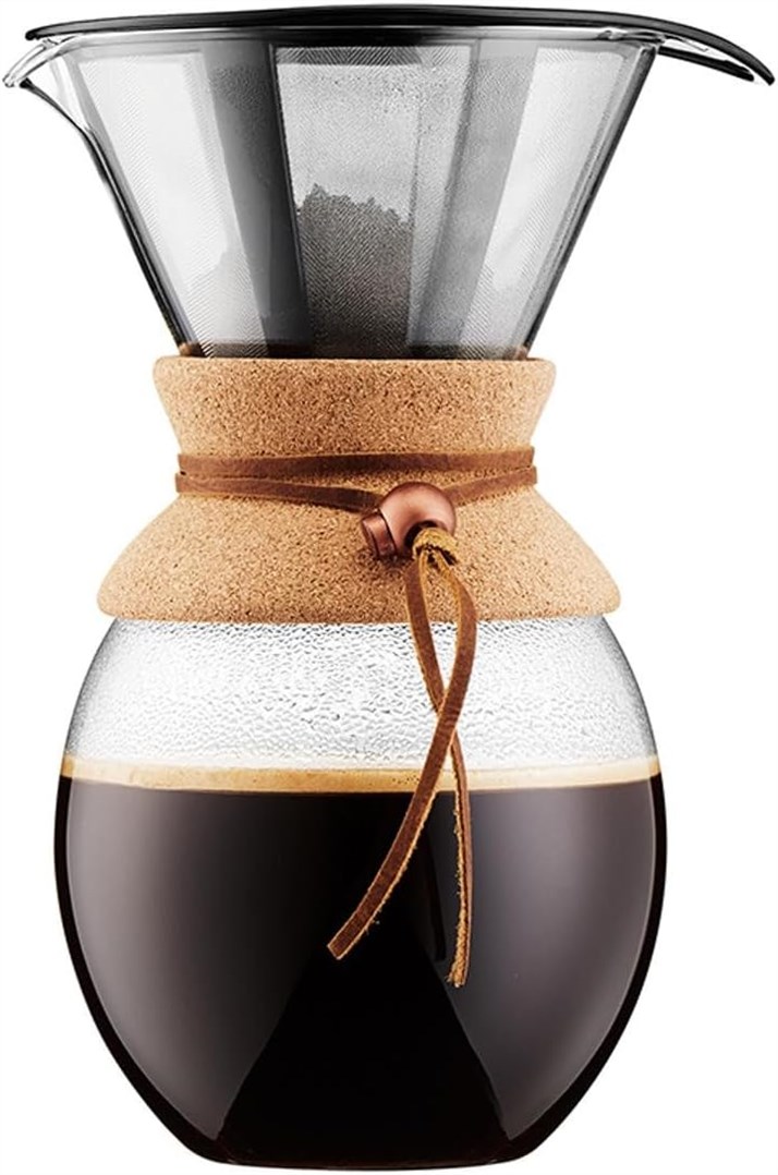 Bodum Pour Over: Slow Brew Bliss with a Touch of Cork Charm