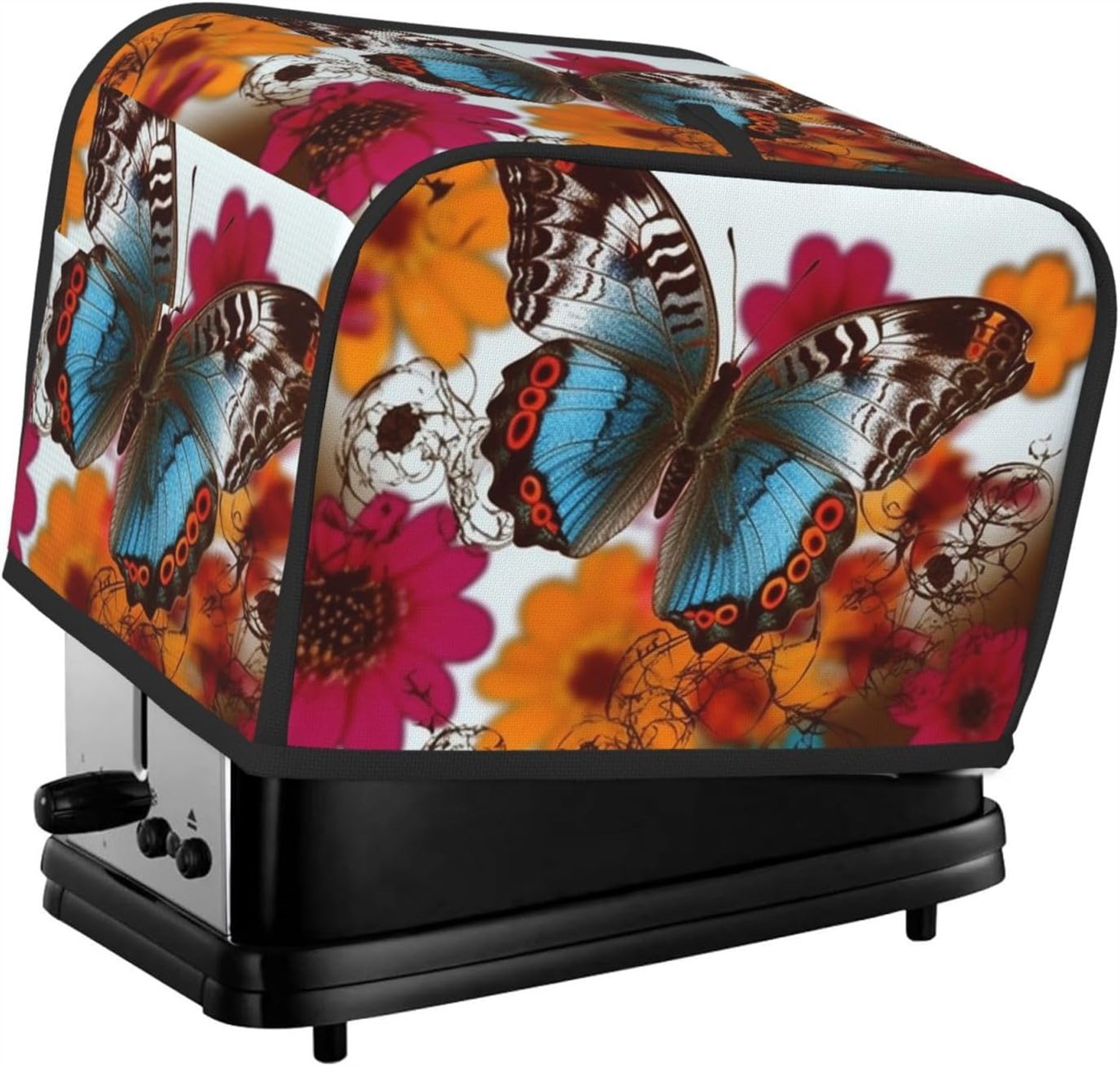 Review: KLLTYHMU Colorful Flower Butterfly Toaster Cover – A Touch of Whimsy and Practicality!
