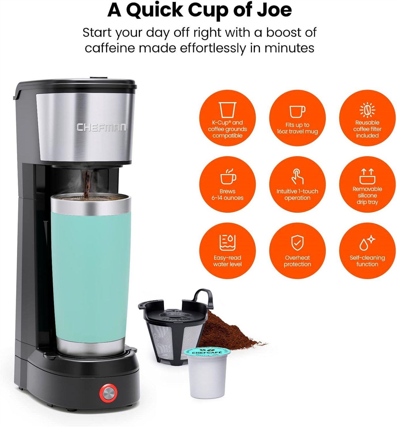 Chefman Single Serve Coffee Maker
