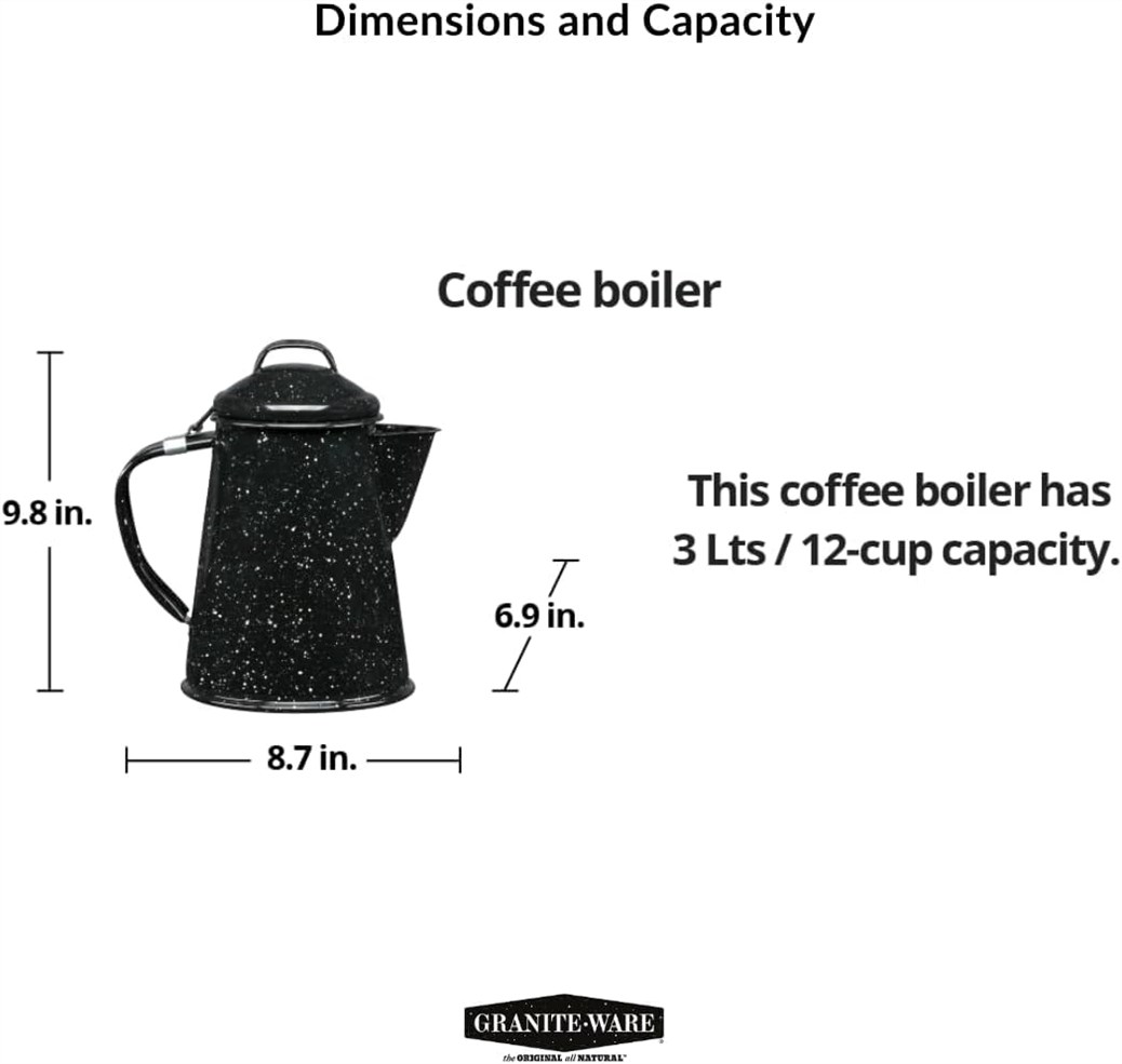 Columbian Granite Coffee Boiler Ceramic