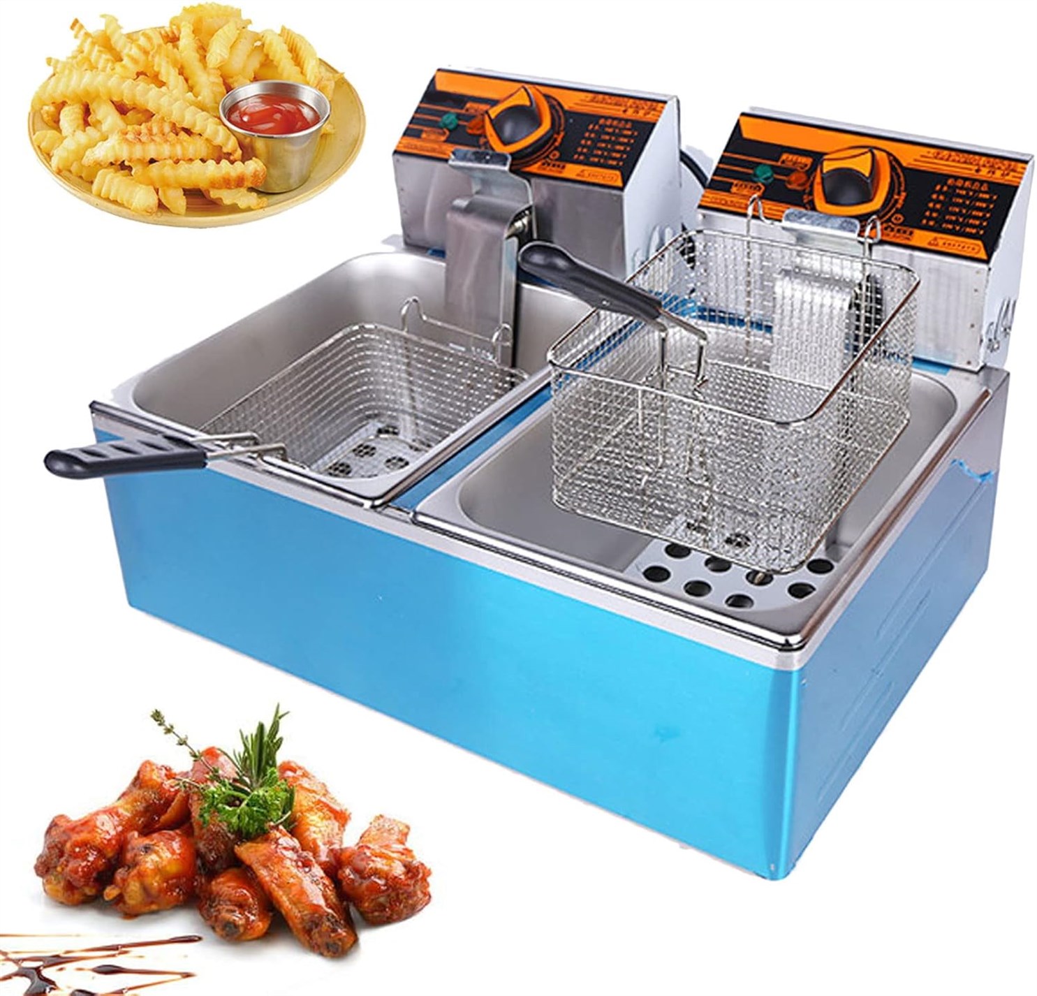 Crispy Dreams Achieved: A Review of the Commercial Electric Stainless Steel Deep Fryer