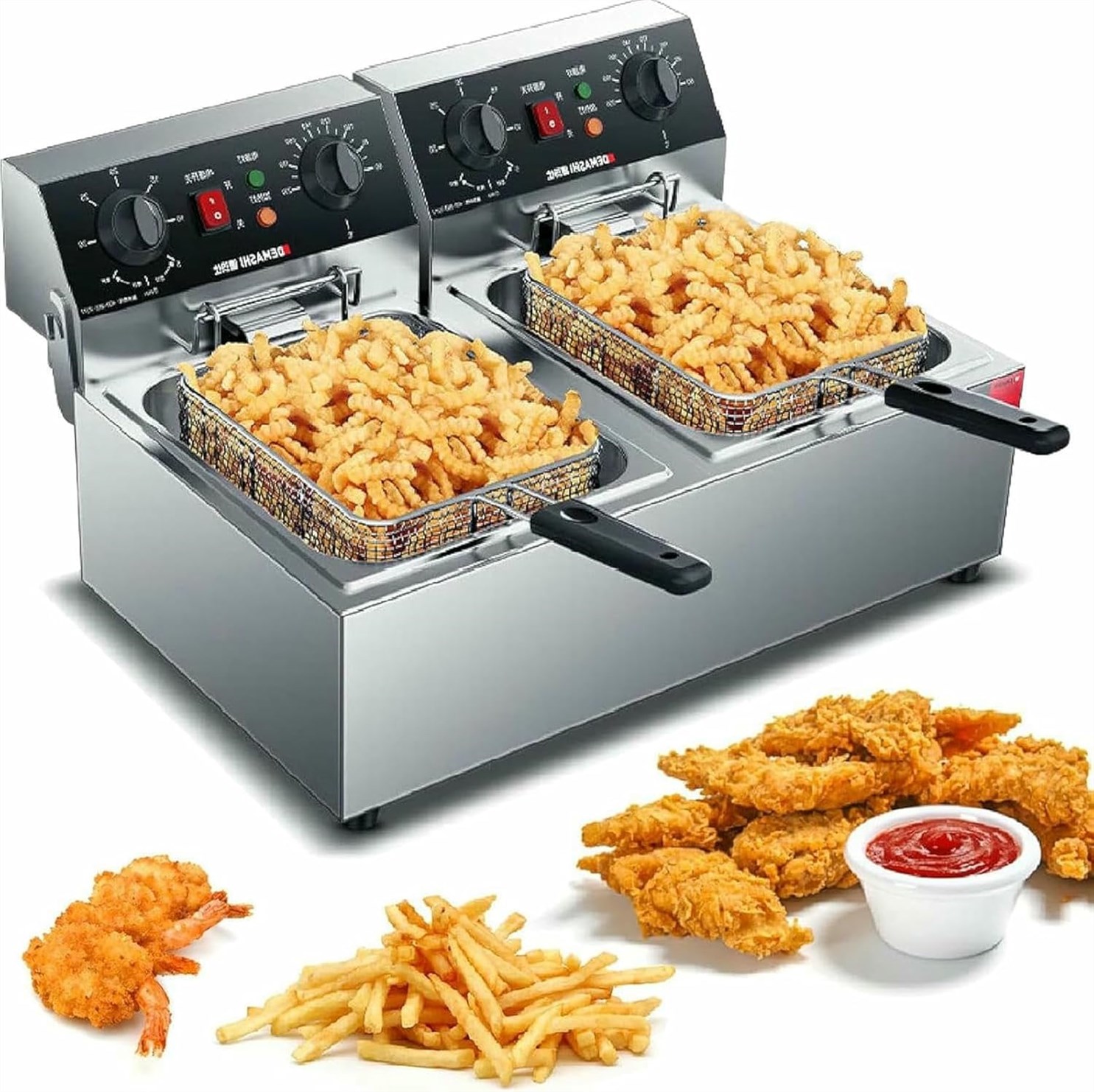 HOTAPEPU 6000W Dual Tank Deep Fryer: A Fiery Review for the Aspiring Fry Cook!
