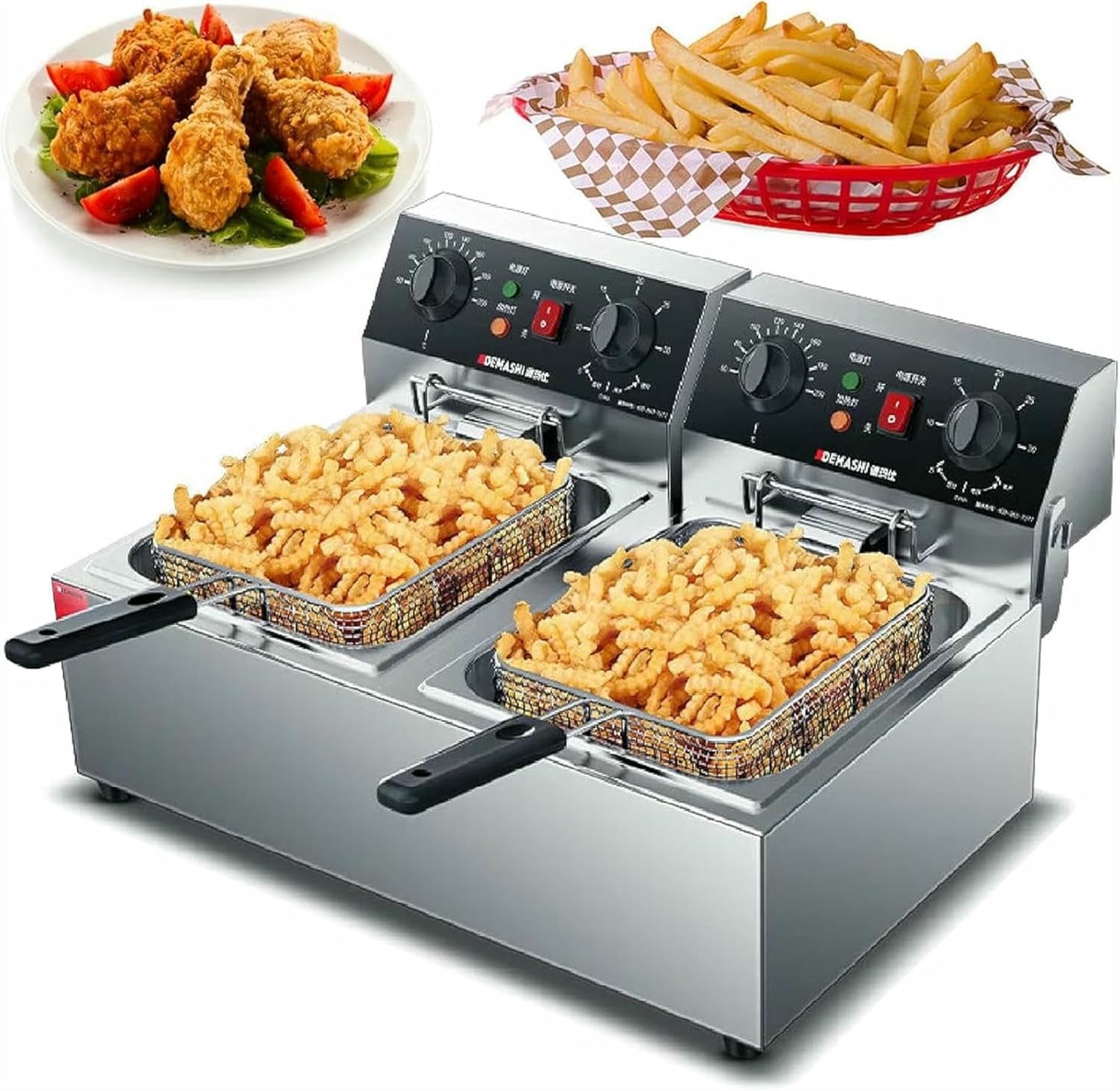 HOTAPEPU Commercial Deep Fryer: Double the Tanks, Double the Fun (and Flavor?)