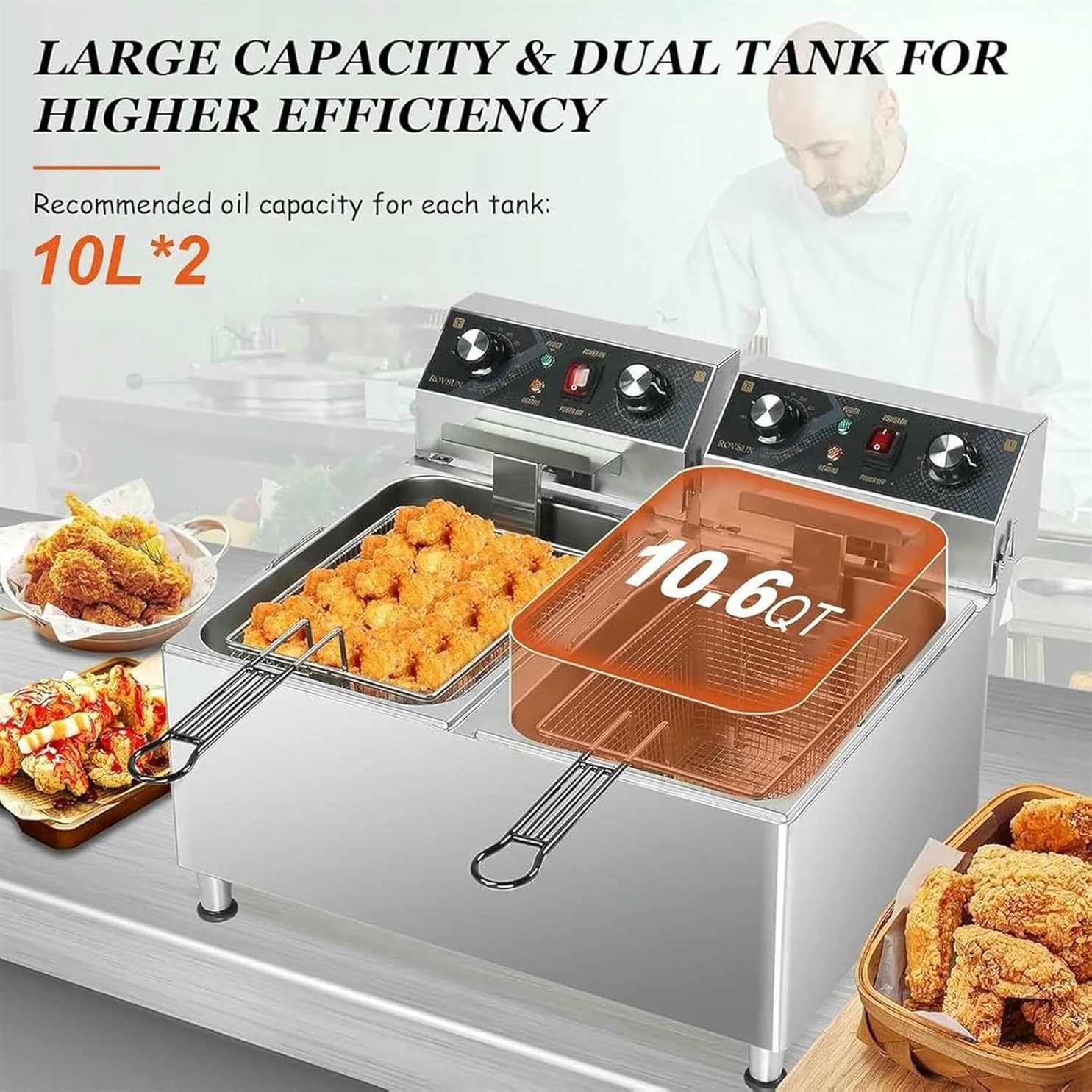 Commercial Thicken Temperature Countertop Restaurant