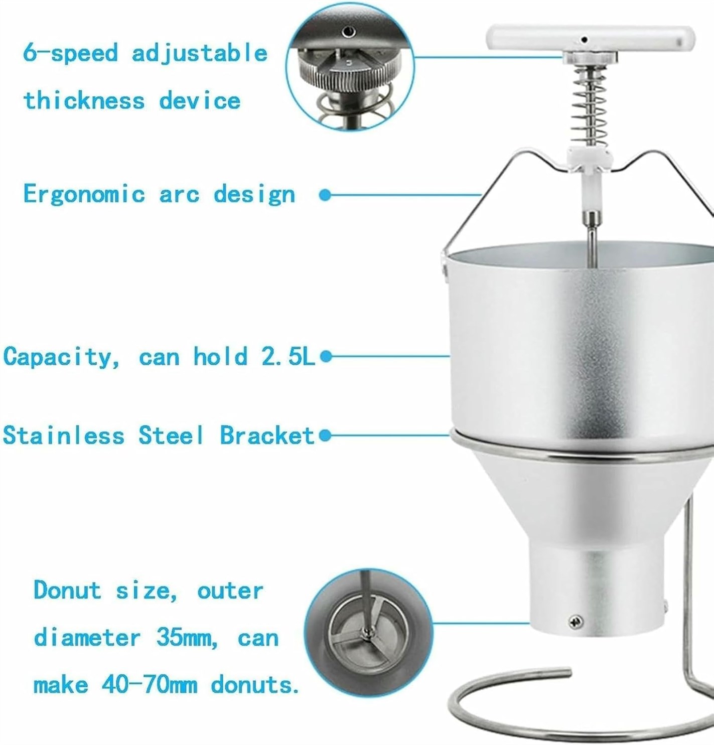 Depositor Dropper Adjustable Thicknesses Dispenser