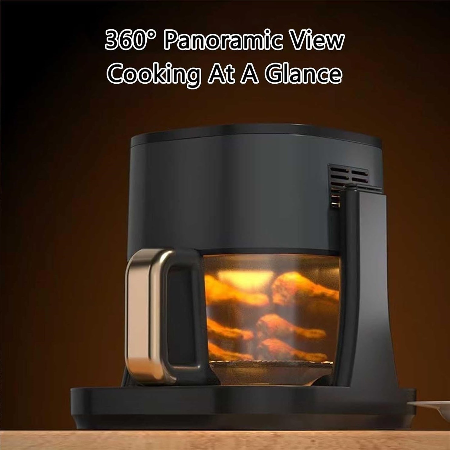 Electric Fryer Adjustable Temperature Transparent