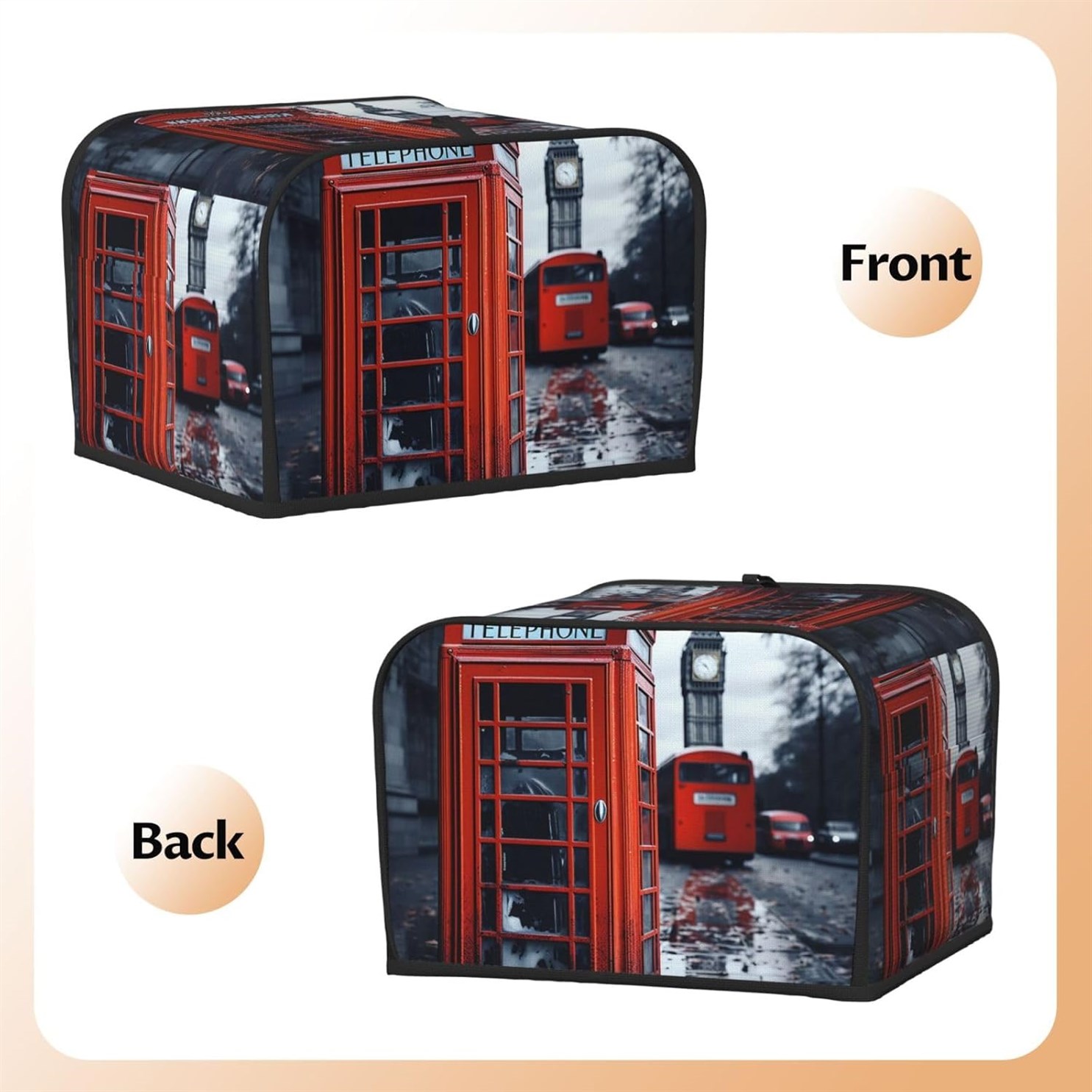 England Telephone Toaster Cover Appliance