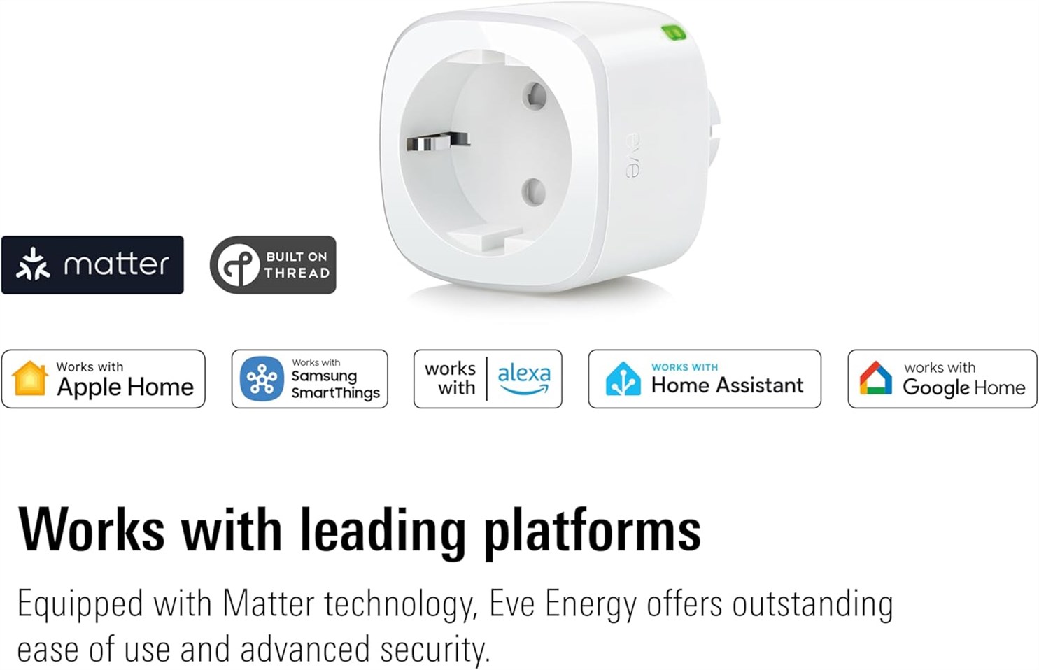 Eve Energy Matter intelligente SmartThings