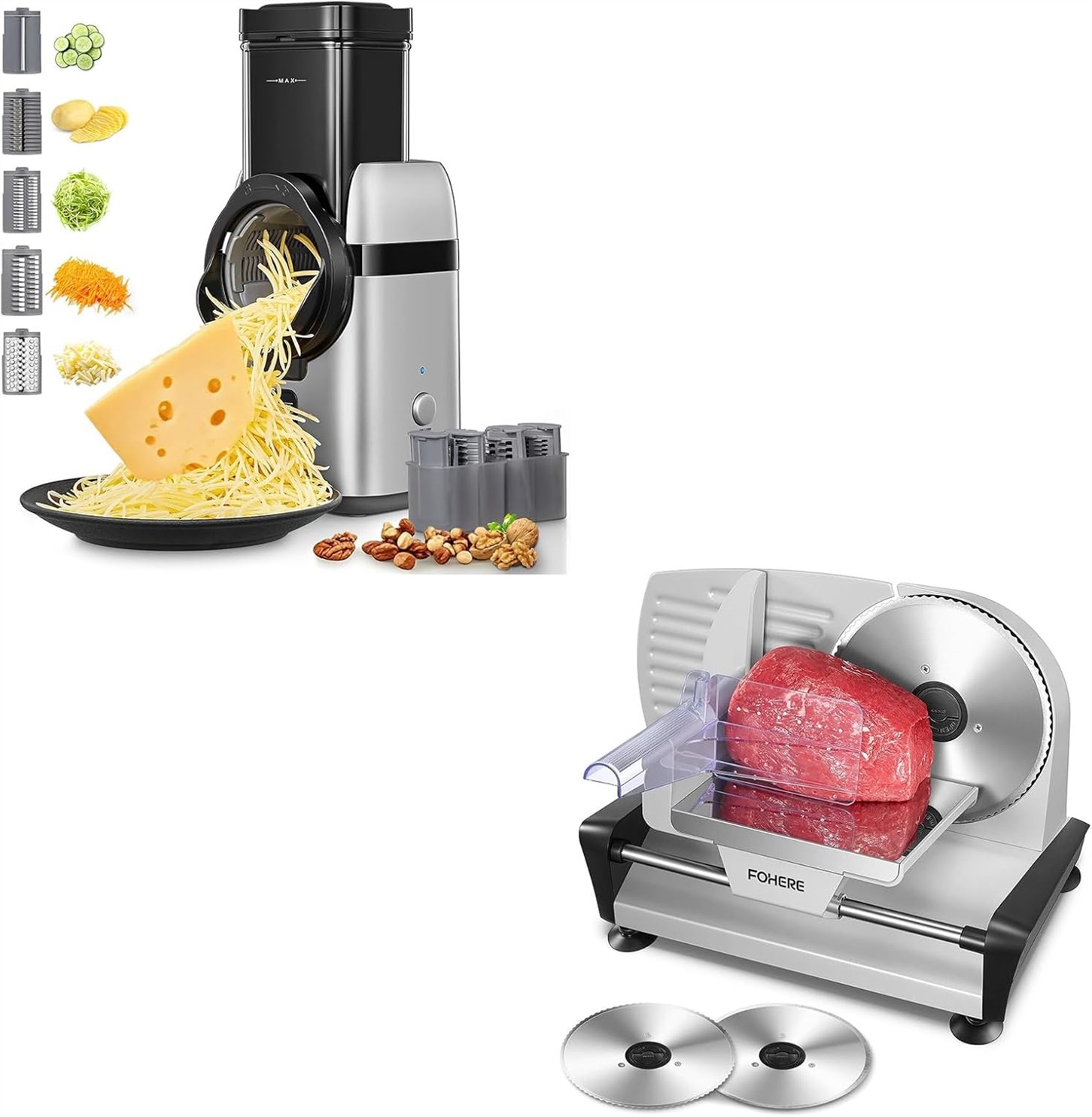 FOHERE Electric Cheese Grater & Meat Slicer: A Kitchen Time-Saver (with a Few Quirks)
