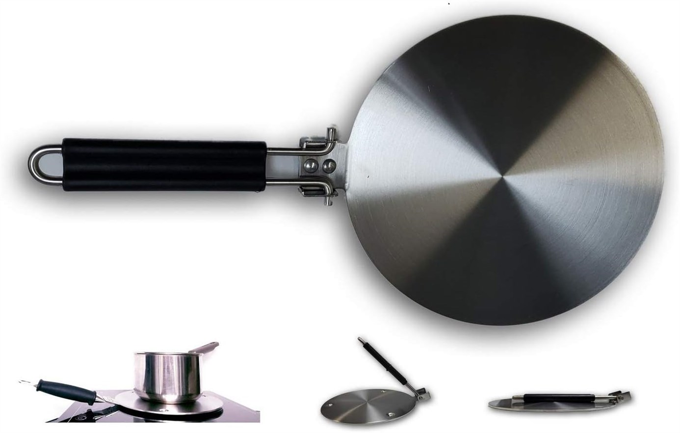 Foldable Induction Diffuser Stainless Stovetop