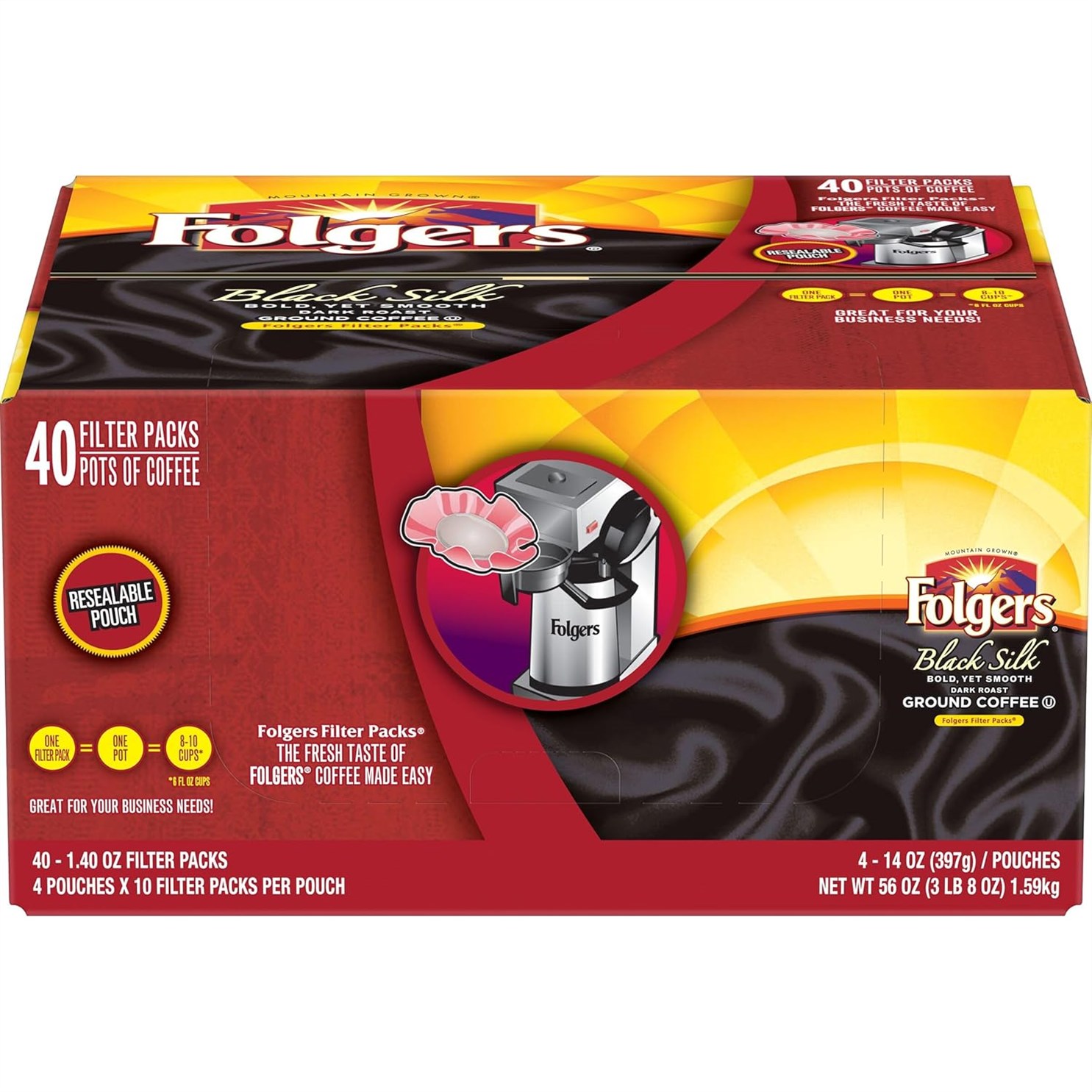 Folgers Black Silk Filter Packs: Convenience Meets Bold Flavor (With a Few Caveats)