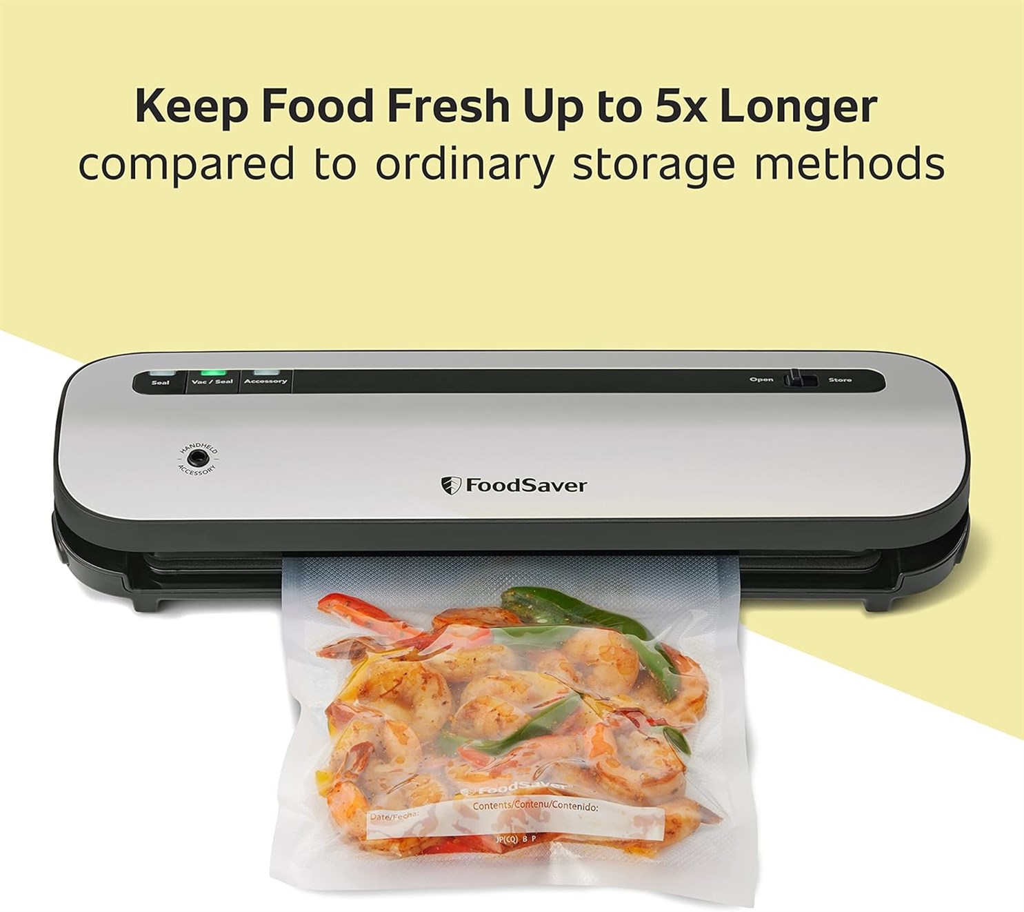 FoodSaver Space Saving Vacuum Sealer Silver