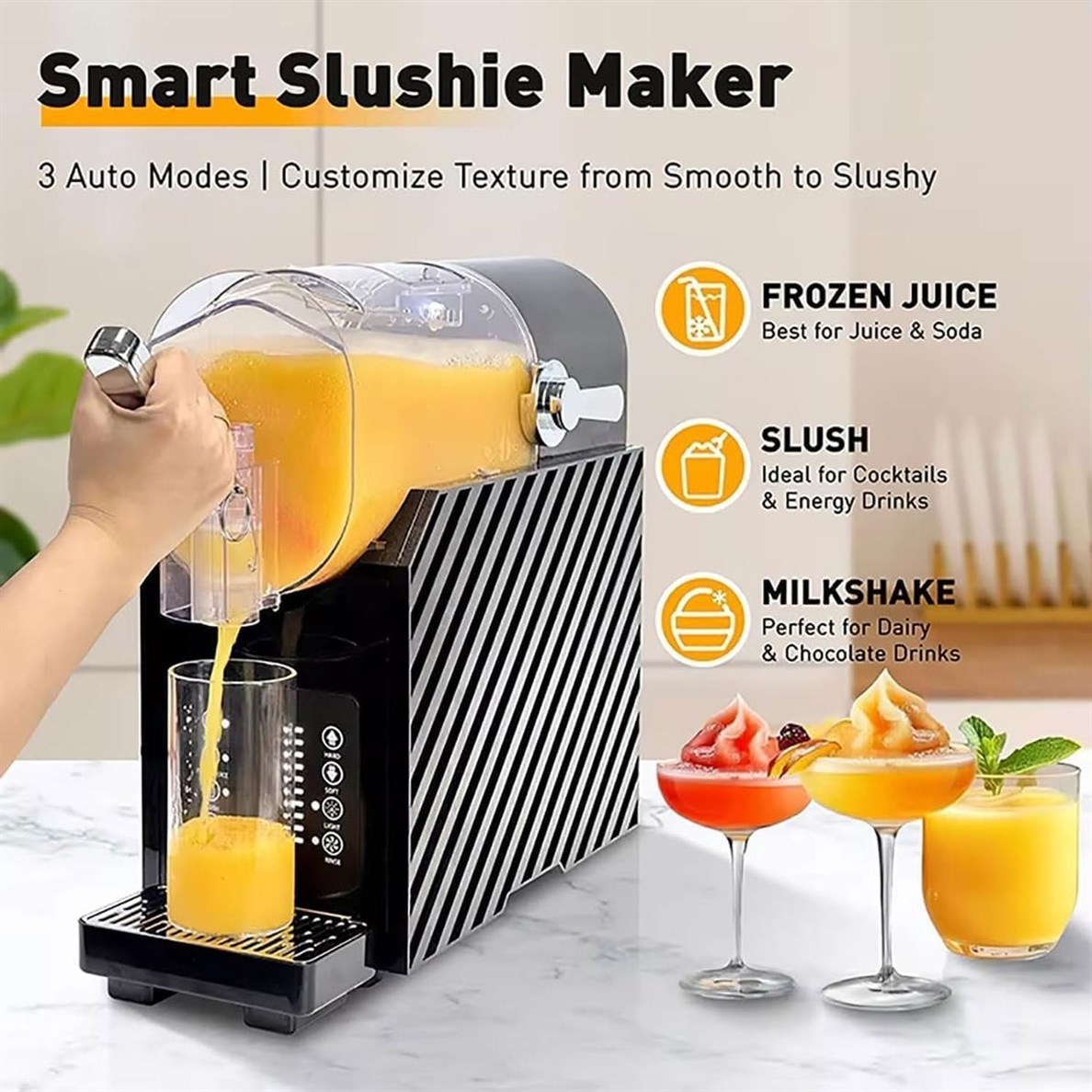 GHRERTX Household Professional Self Cleaning Milkshakes