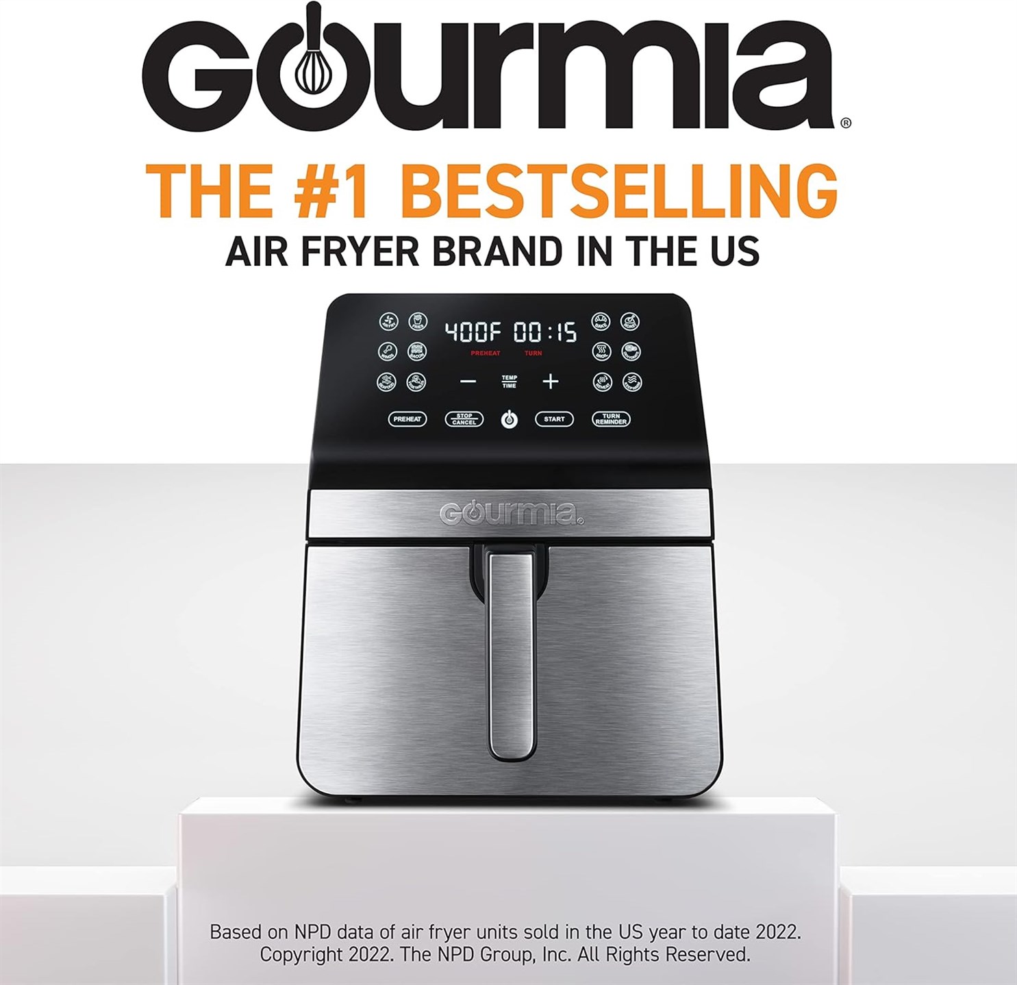 Gourmia Air Fryer Large Multifunction