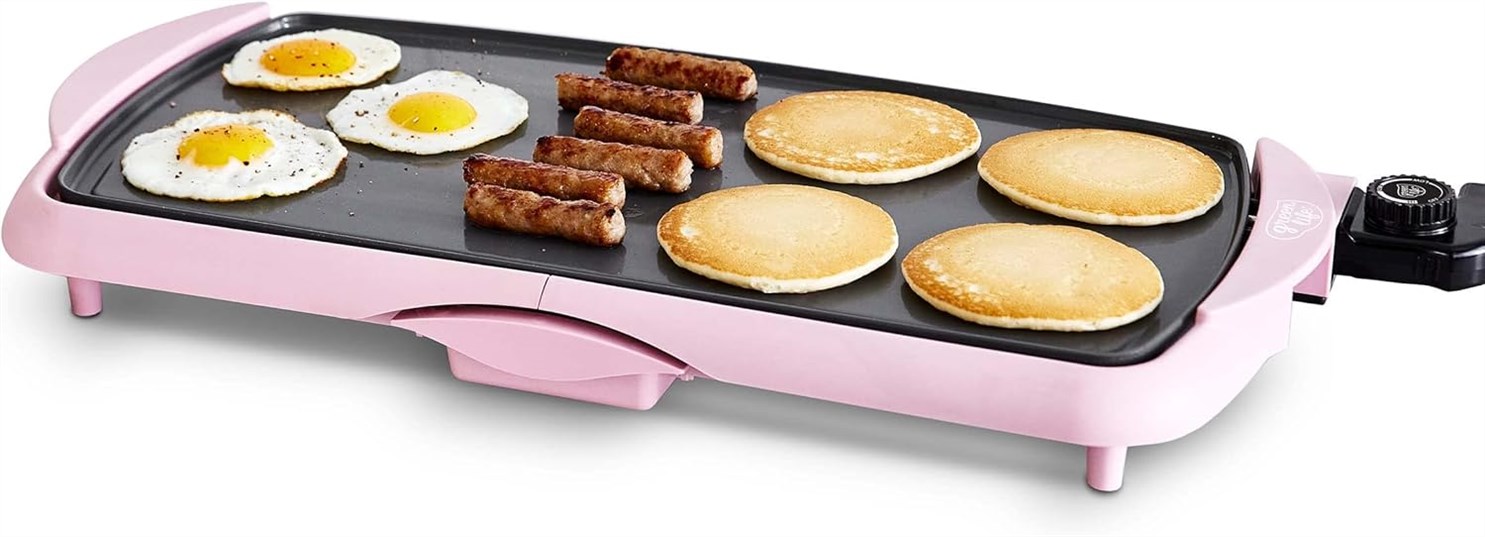 GreenLife 20″ Electric Griddle Review: Is This Pink Powerhouse Worth the Hype?