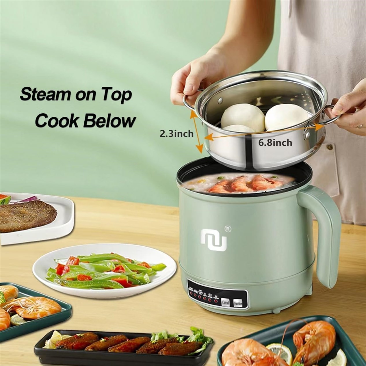 Hot Pot Stainless Steamer Non Stick