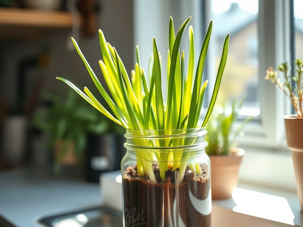 Spring Onions in a Jar: Seriously Easy Greens Right on Your Windowsill