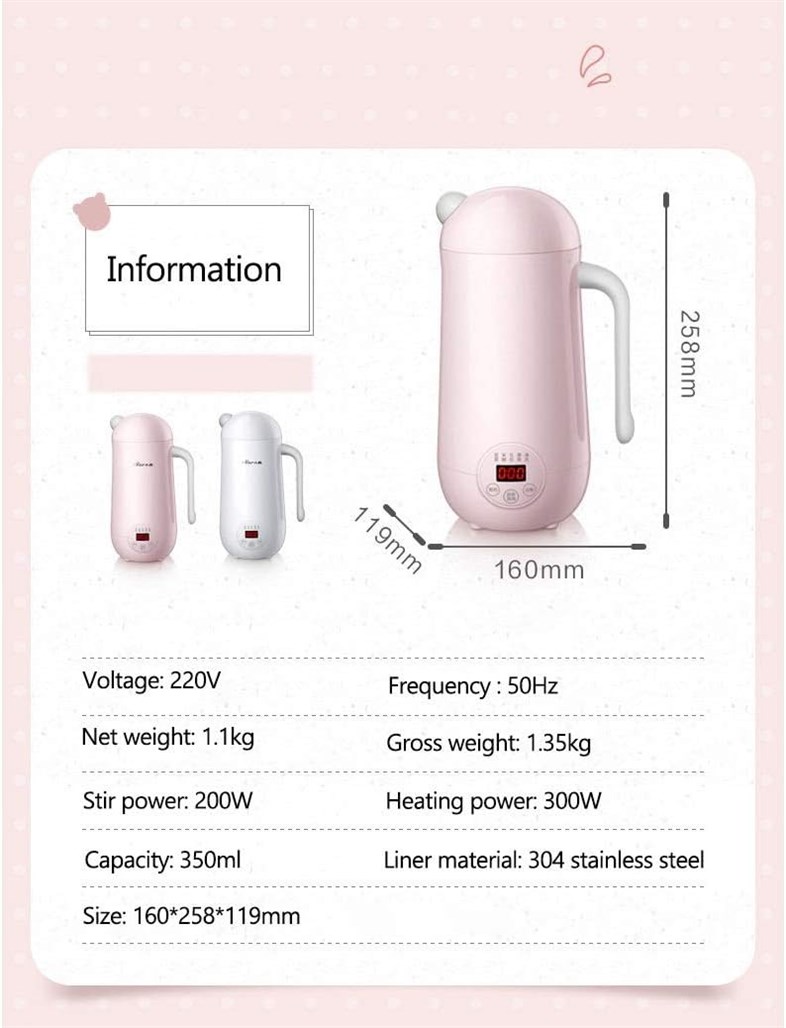 JFKTYHJM Portable Electric Grinding Processor