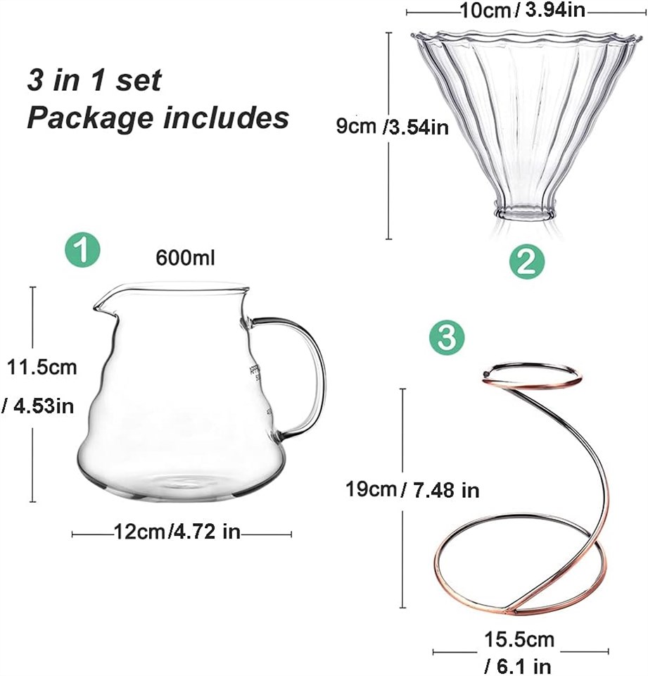 KUOTIAN Pour Over Coffer Maker