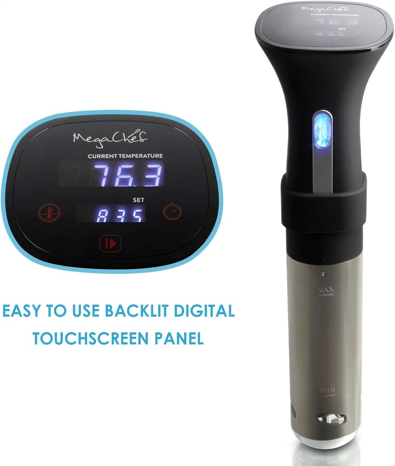 MegaChef MC 1000 Immersion Circulation Touchscreen