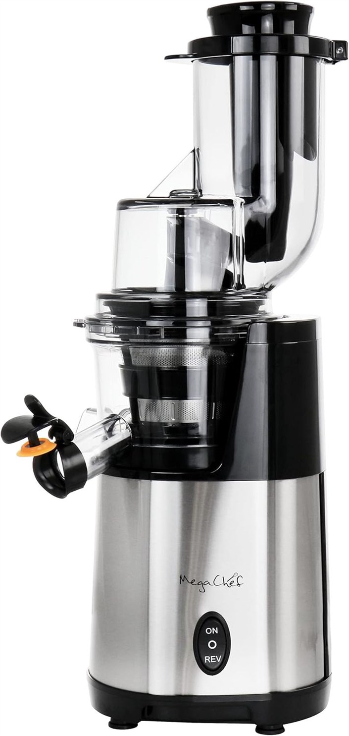 Megachef Stainless Juicer Chrome Silver