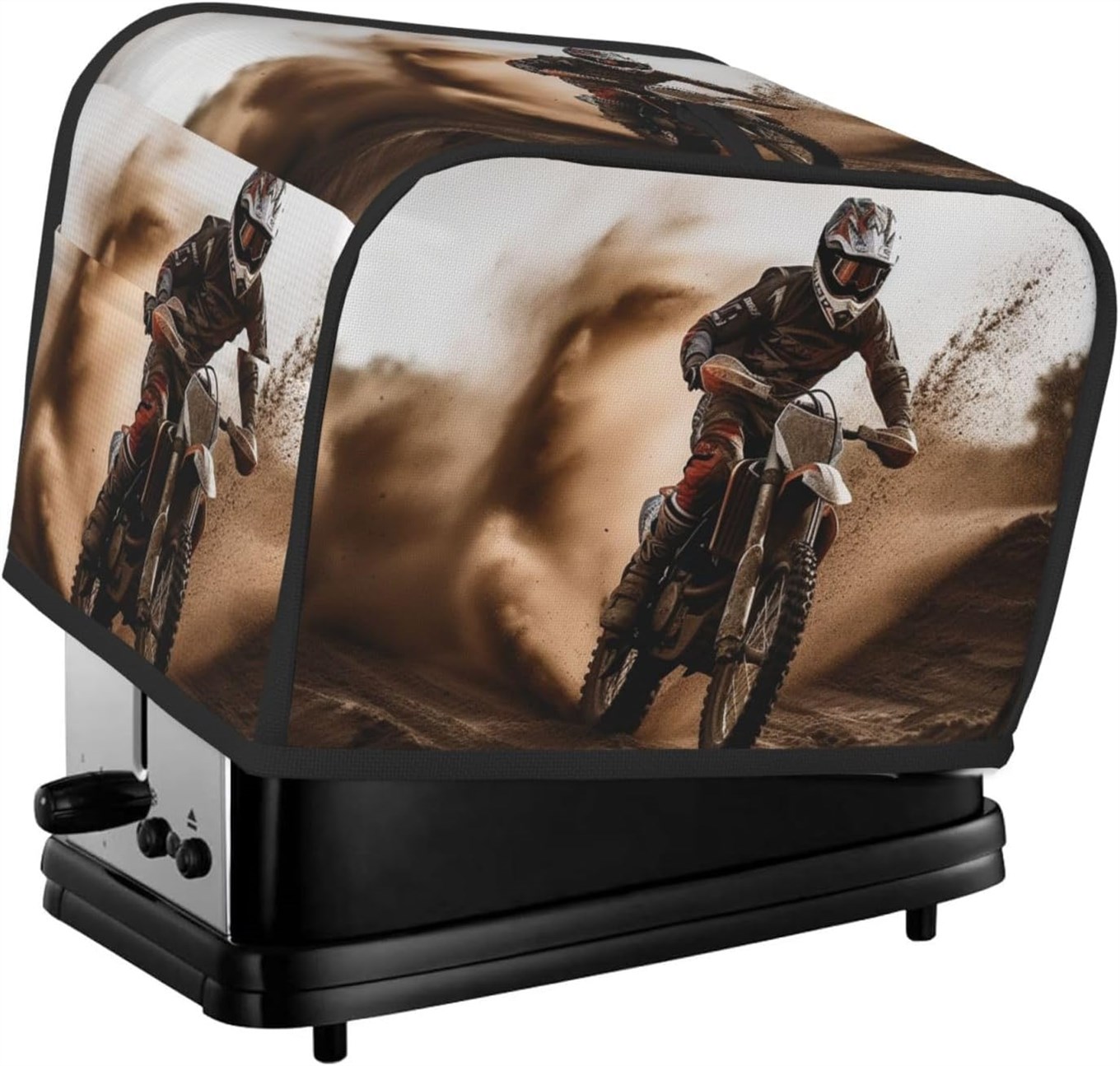Revamping My Retro Kitchen with the Motocross Toaster Cover – A Quirky Yet Practical Find!