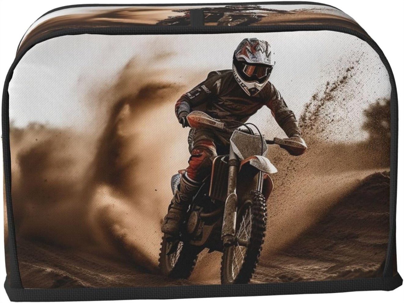 Motocross Toaster Quilted Cover Appliance