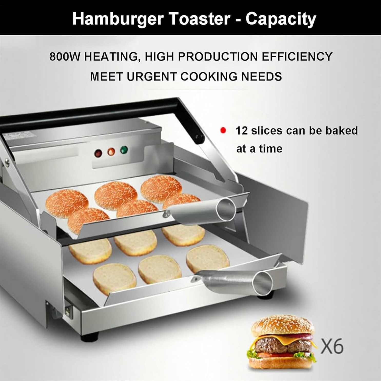 OJHGRDFV Commercial Hamburger Double Layer Restaurants