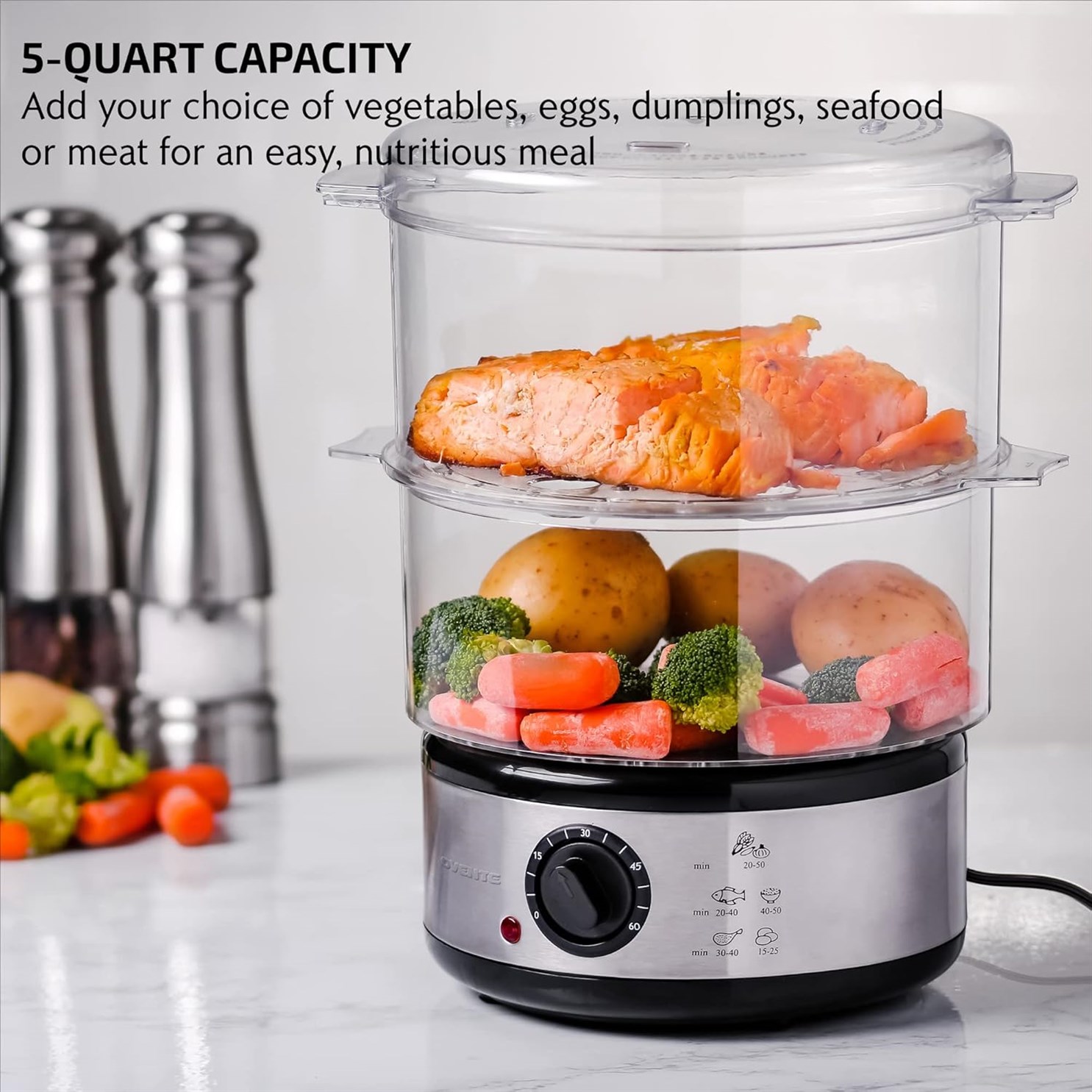 OVENTE Vegetables Stainless Dishwasher FS62S