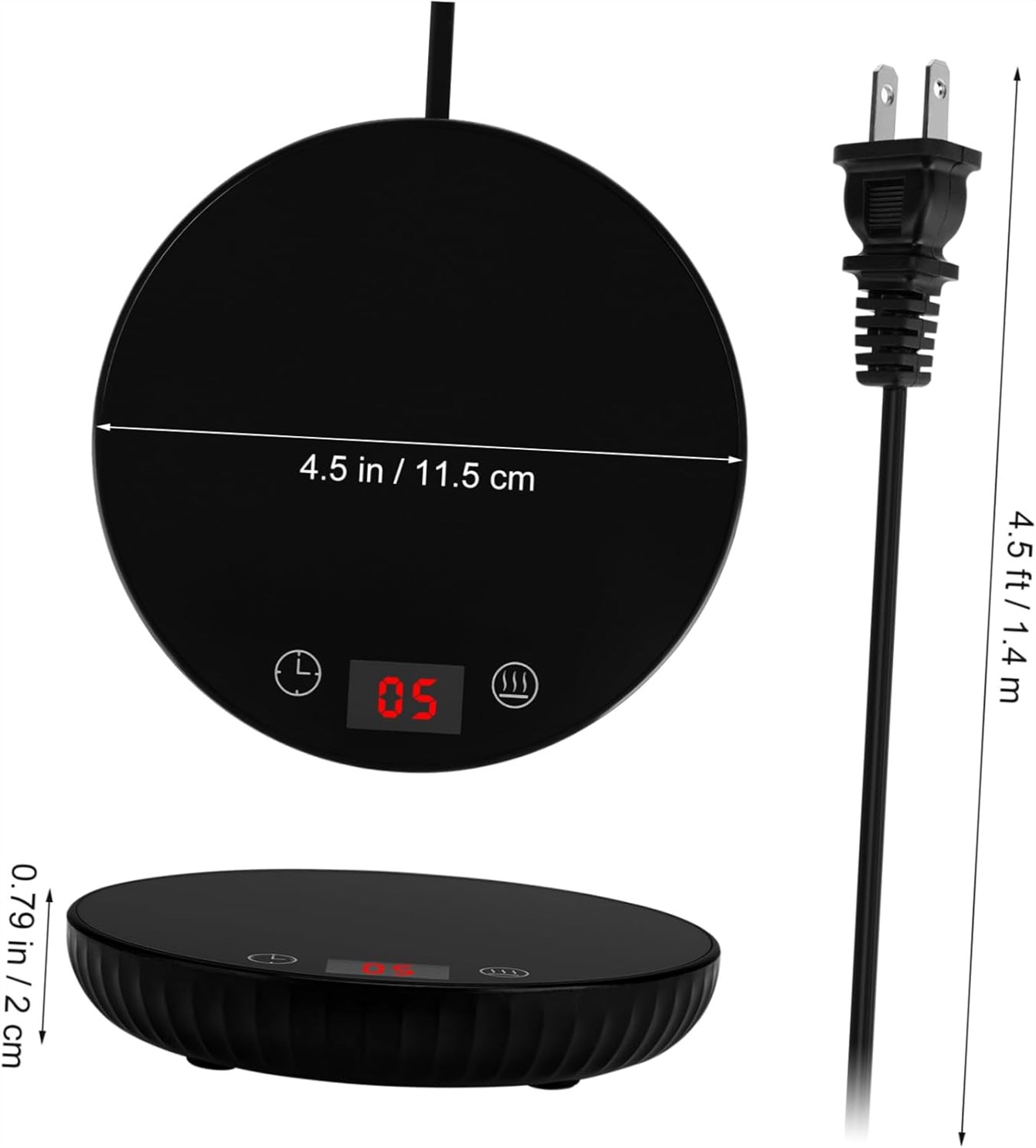 PRETYZOOM 55degree Electric Heating Reusable