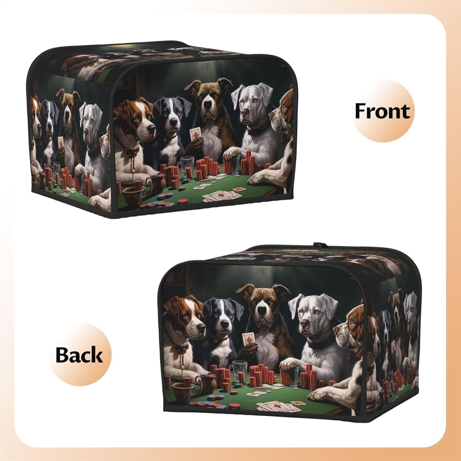 Playing Toaster Quilted Cover Appliance