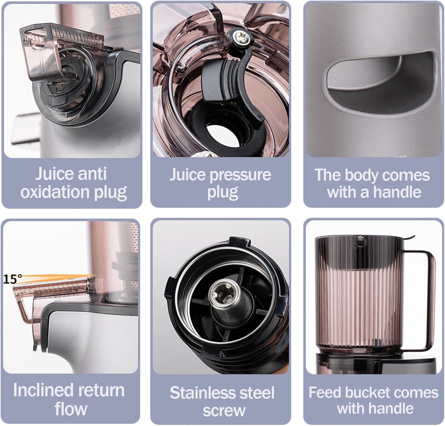 Powerful Masticating Diameter Stainless Material