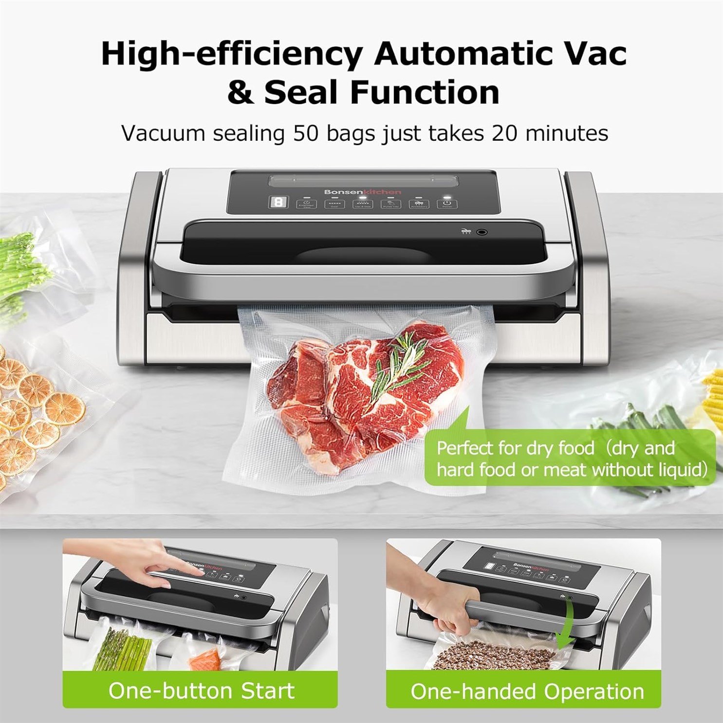 Powerful Vacuum Sealer Machine Built