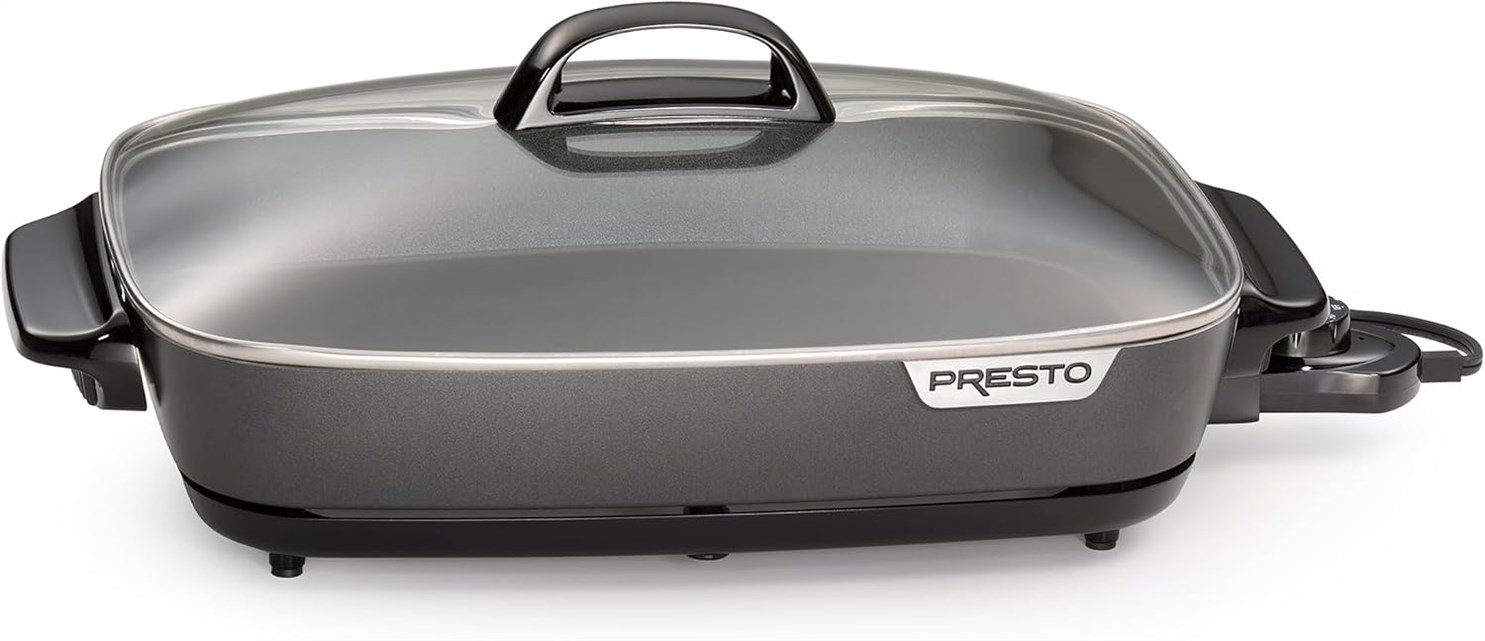 Presto 06858 Slimline Skillet Glass