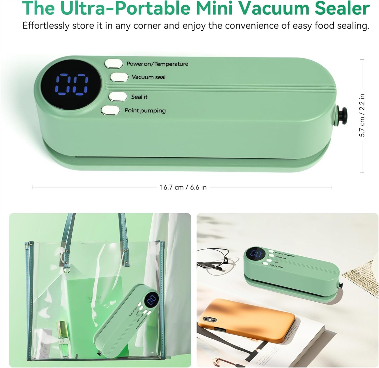 QWUE Portable Cordless Rechargeable Inflation