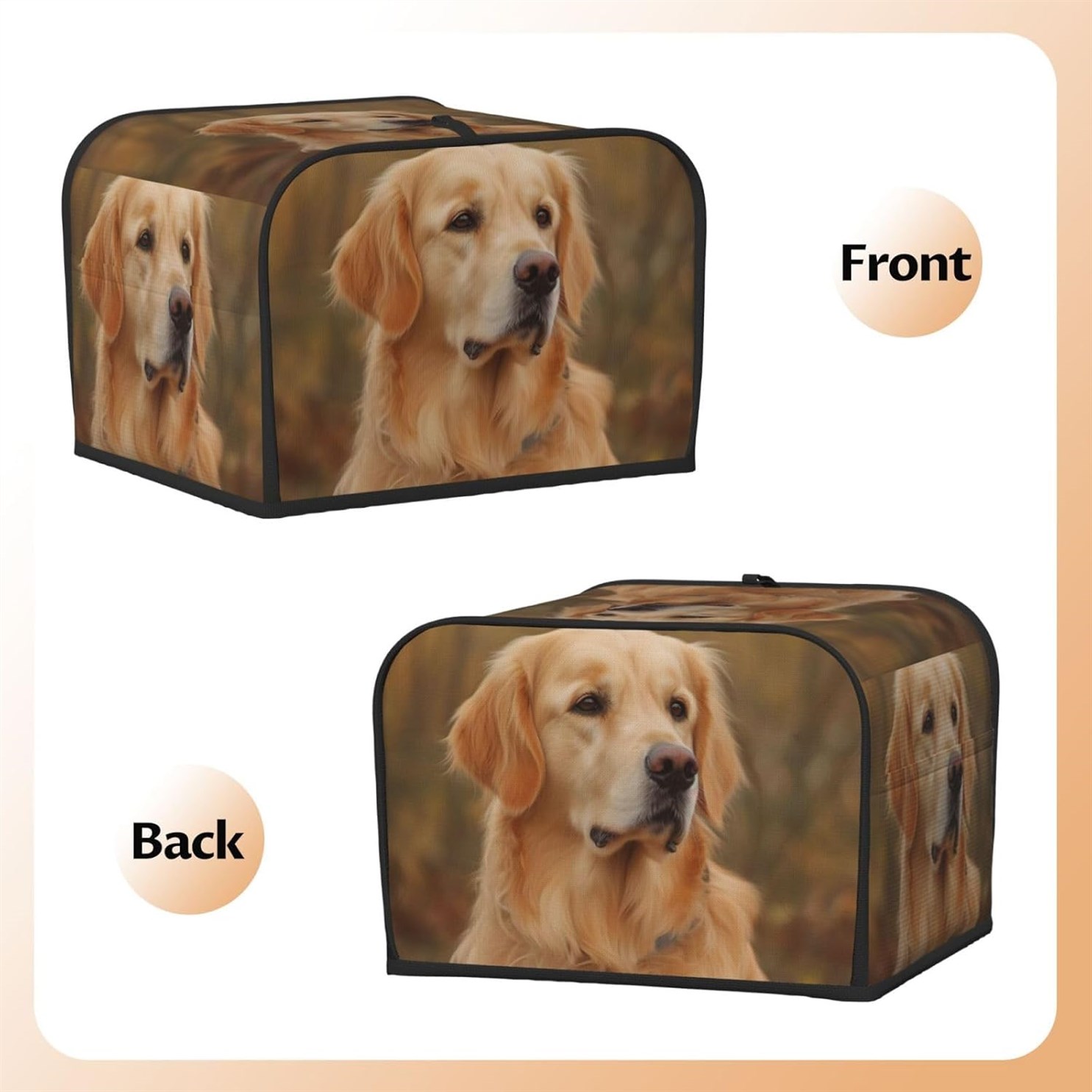 Retriever Toaster Quilted Cover Appliance