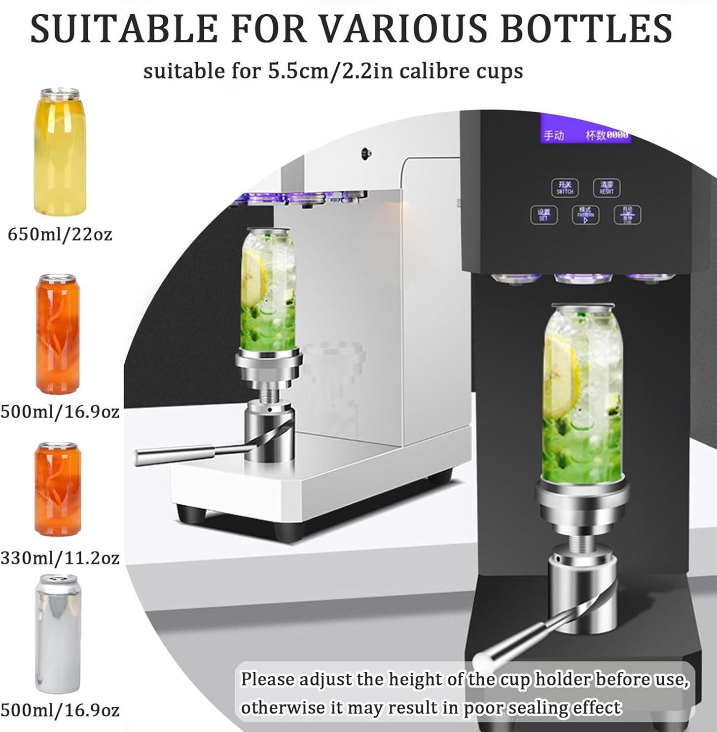 Semi Automatic Adjustable Aluminum Commercial Business