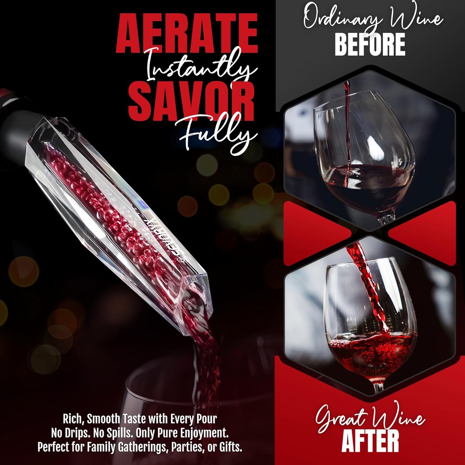 Sevoryx Electric Opener Aerator Pourer