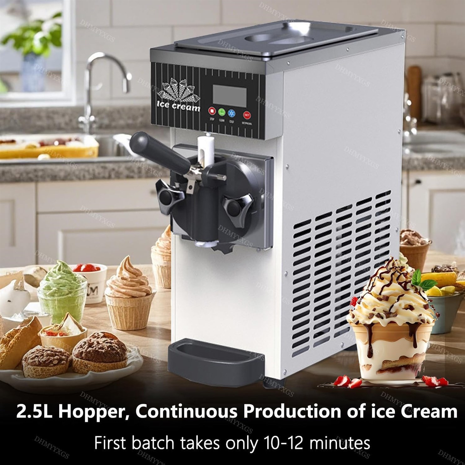 Single Flavor Serve Machine Commercial