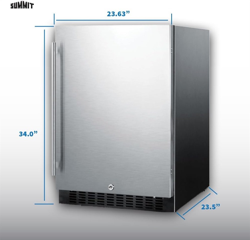 Summit SPR627OS Undercounter All Refrigerator Stainless