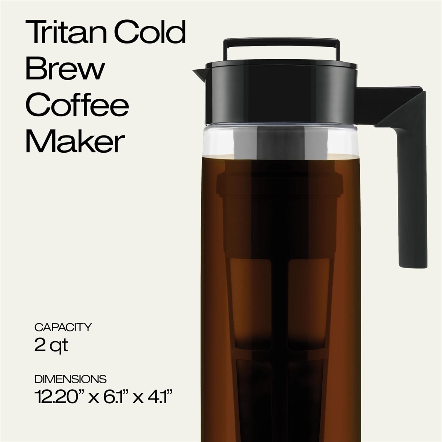 Takeya Coffee Maker Black Pitcher