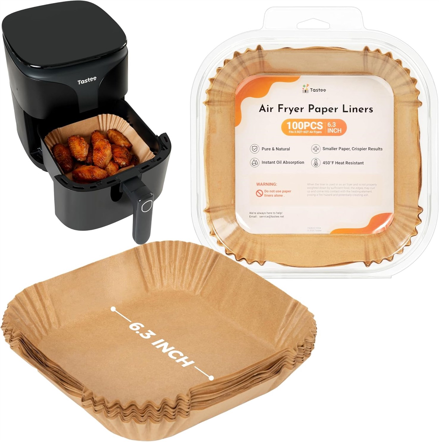 Tastee Air Fryer 00Pcs Liners