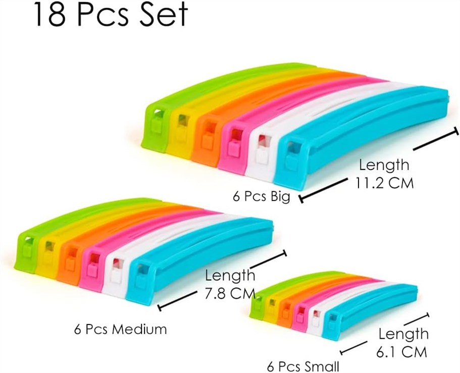 Tosaa 18 Pcs Different Multicolor