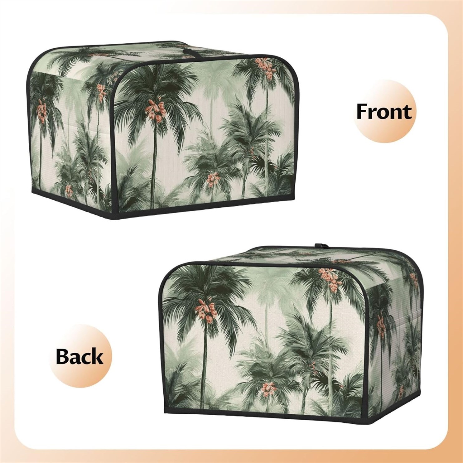 Tropical Toaster Quilted Cover Appliance