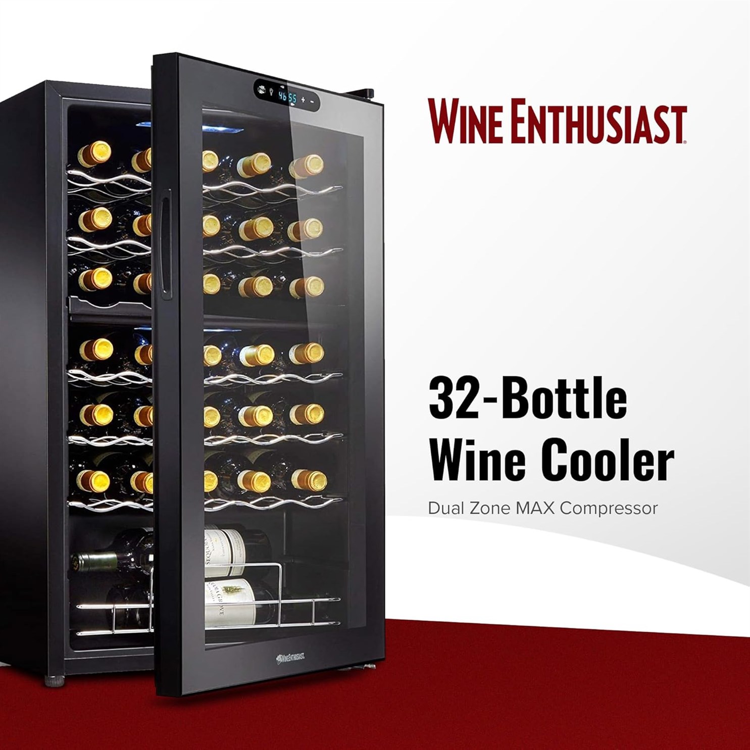 Wine Enthusiast 32 Bottle Compressor Cooler