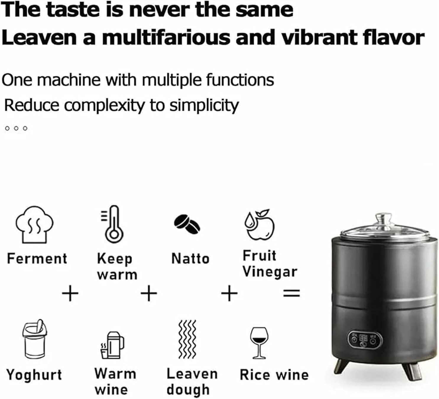 XFYGQTOM Commercial Fermentation Automatic Portable