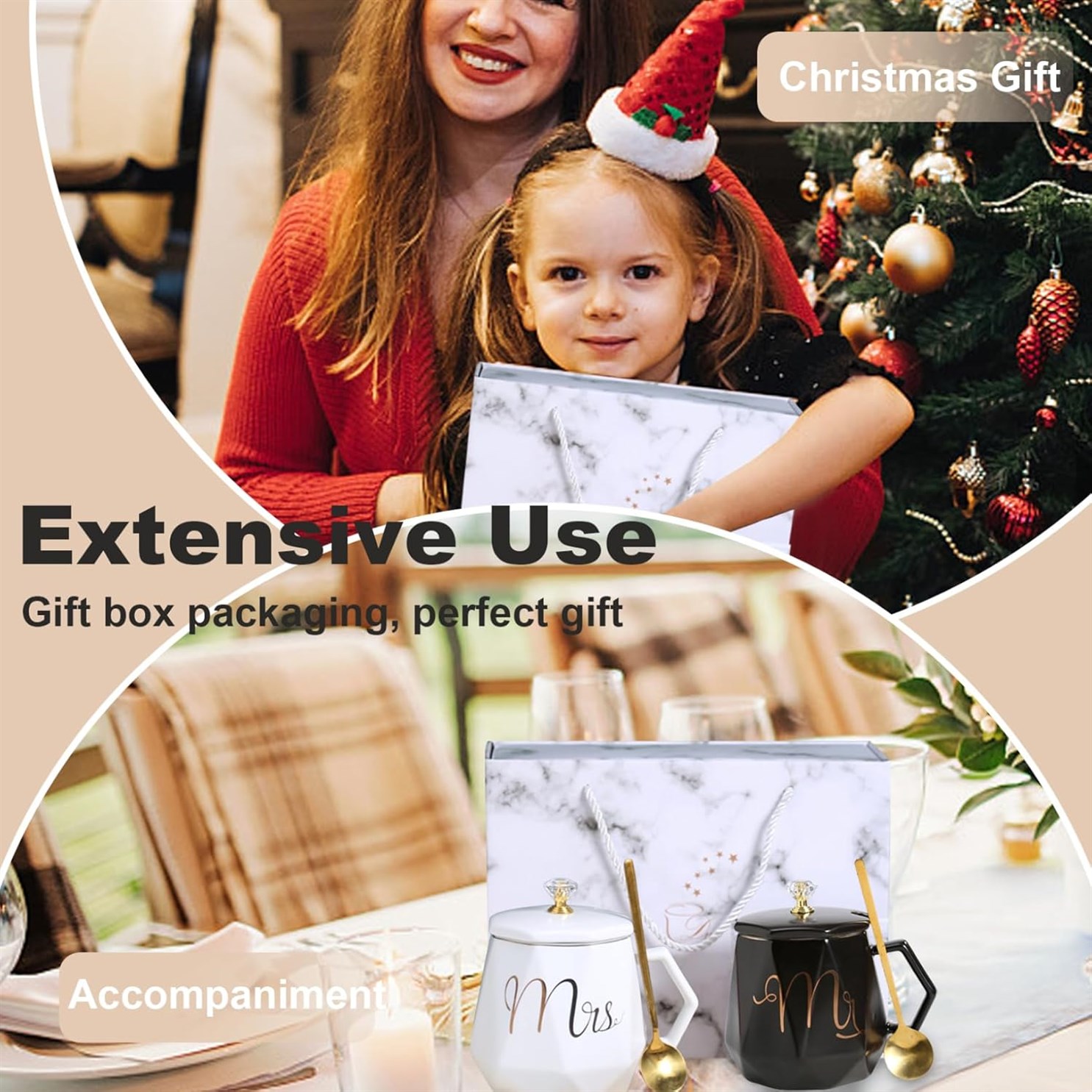 XVHOAB Ergonomic Minimalist Washable Microwavable