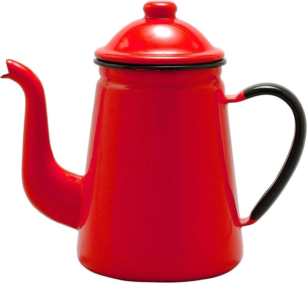 Retro Charm Meets Modern Brew: A Review of the TOP mark Enamel Coffee Pot